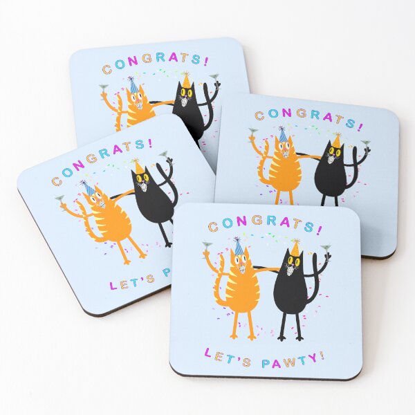 Item preview, Funny Party Cats Celebration designed and sold by Msstorey.