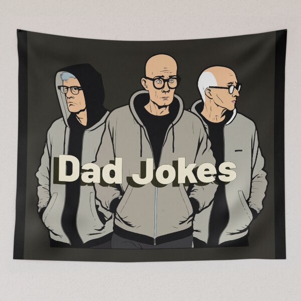 Item preview, Dad Jokes Band Tee designed and sold by Tanis-Tweedale.