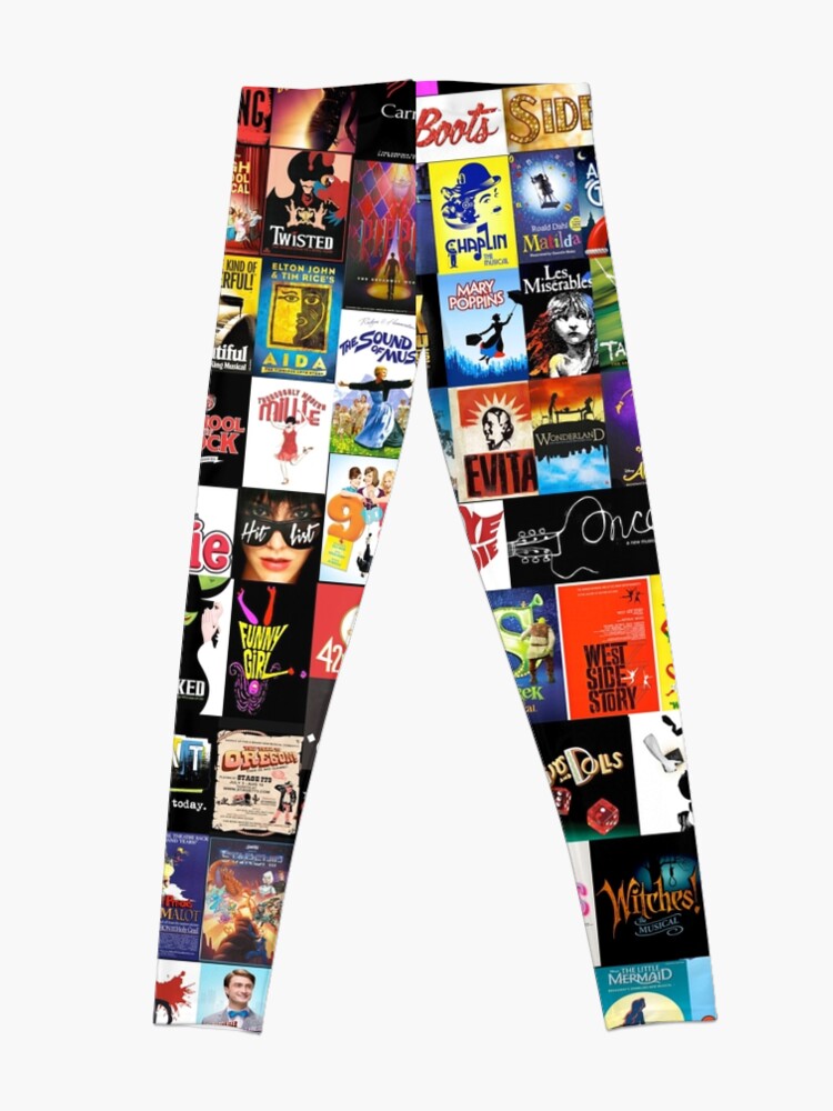 Alternate view of MUSICALS! (Duvet, Clothing, Book, Pillow, Sticker, Case, Mug etc) Leggings