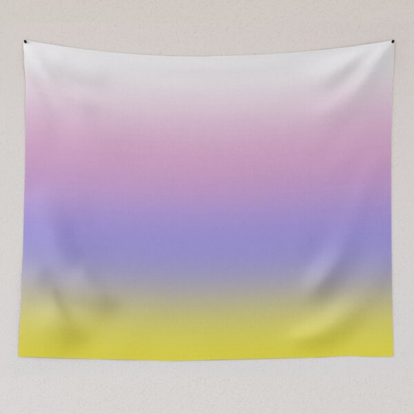 Item preview, White to Pink to Purple to Yellow Gradient Ombre designed and sold by Gsallicat.