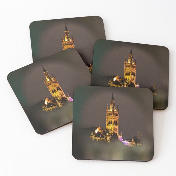 Item preview, Glasgow uni at night  designed and sold by rich1mages.