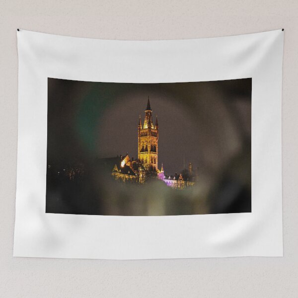 Item preview, Glasgow uni at night  designed and sold by rich1mages.