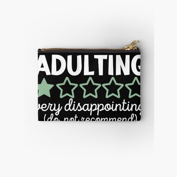 Item preview, Adulting very disappointing - do not recommend designed and sold by EvergreenWhimsy.