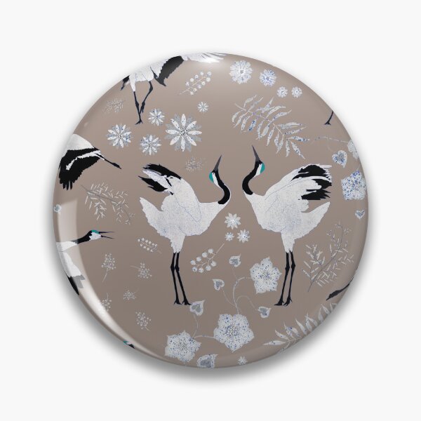 Item preview, Dancing Cranes Earthy designed and sold by cesartorresart.