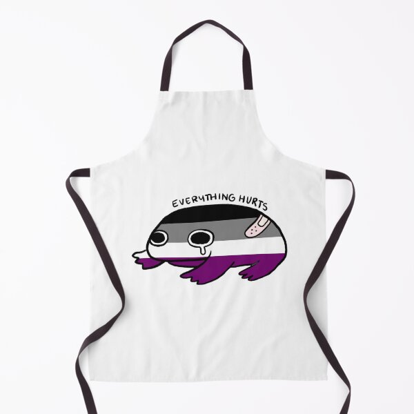 Item preview, Everything Hurts | Cute Asexual Frog with Bandage designed and sold by iristocat.