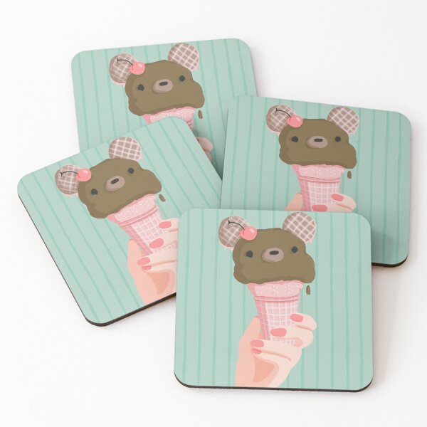 Item preview, Chocolate Bear Ice Cream Cone designed and sold by Valerie Englehart.