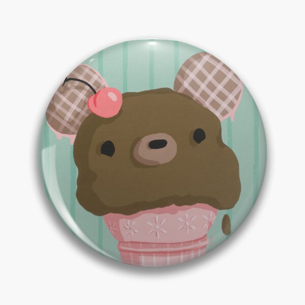 Item preview, Chocolate Bear Ice Cream Cone designed and sold by Valerie Englehart.