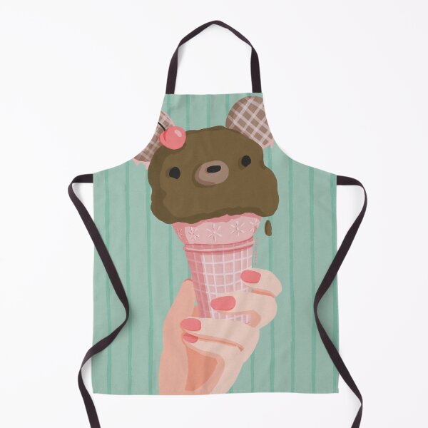 Item preview, Chocolate Bear Ice Cream Cone designed and sold by Valerie Englehart.