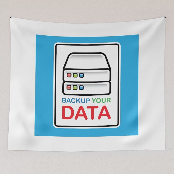 Item preview, Backup your data sign designed and sold by vectorworks51.