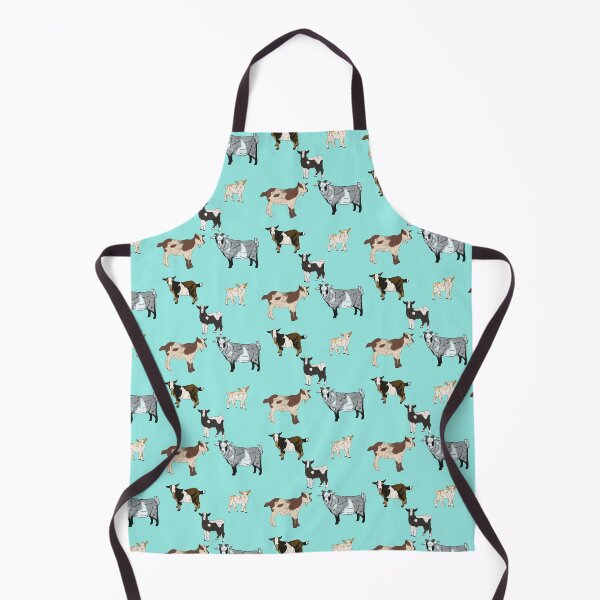 Item preview, Seafoam Nigerian Dwarf Goats Pattern designed and sold by Ashley Gagnon.
