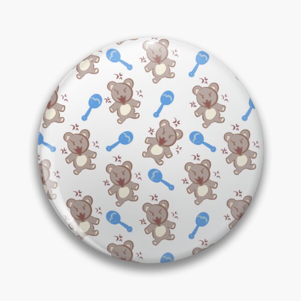 Item preview, Angry Teddy Bears Pattern designed and sold by HoneyPottsArt.