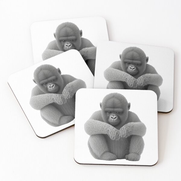 Item preview, Baby Mountain Gorilla Sad Endangered Gorillas designed and sold by Brockinator.