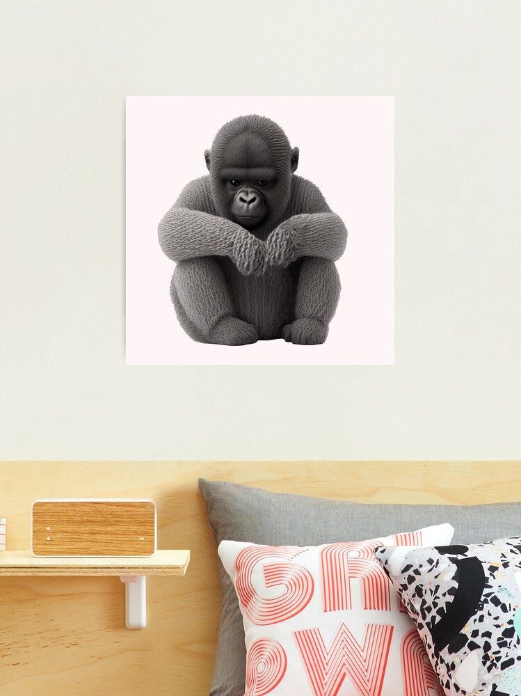 Cutest Baby Animals, Infant Mountain Gorilla Cutting Board