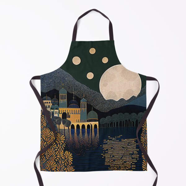 Item preview, Lake Como in the Moonlight, vintage style designed and sold by SamJanner.
