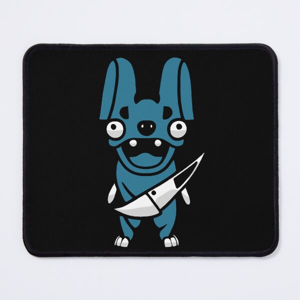 Item preview, Dog with knife designed and sold by Mebbotai.