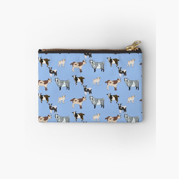 Item preview, Blue Nigerian Dwarf Goats Pattern designed and sold by Ashley Gagnon.