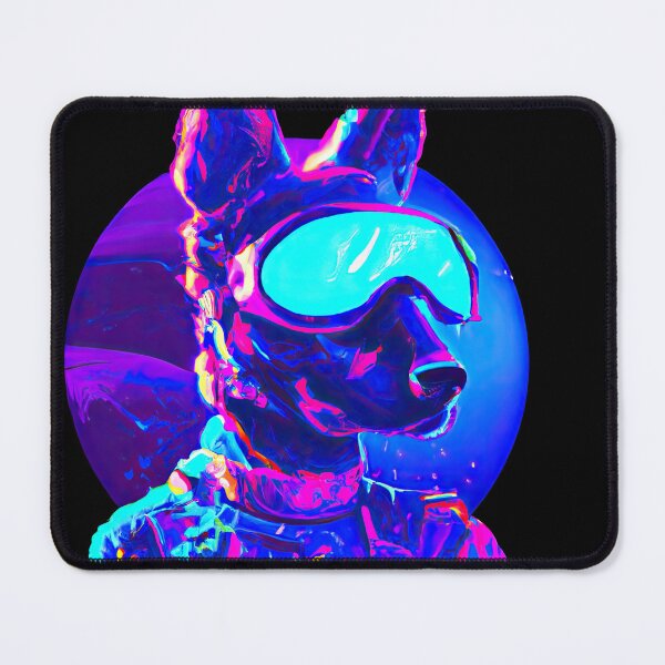Item preview, Cyberpup A cool Technicolor Dream Dog D designed and sold by Cosmic-graphics.