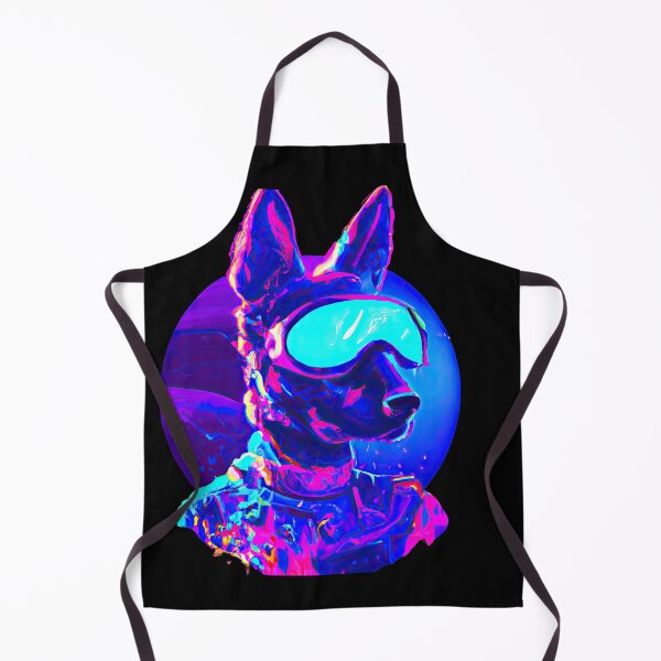 Item preview, Cyberpup A cool Technicolor Dream Dog D designed and sold by Cosmic-graphics.