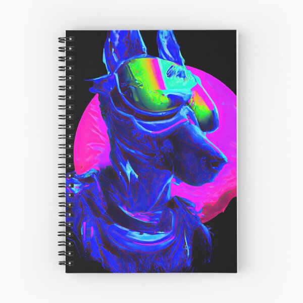 Item preview, Retro Futuristic Pup A Synthetic Dream Come True D designed and sold by Cosmic-graphics.