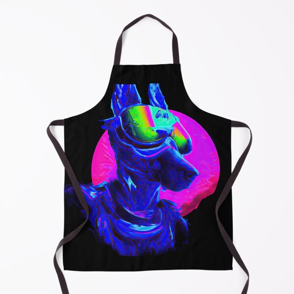 Item preview, Retro Futuristic Pup A Synthetic Dream Come True D designed and sold by Cosmic-graphics.