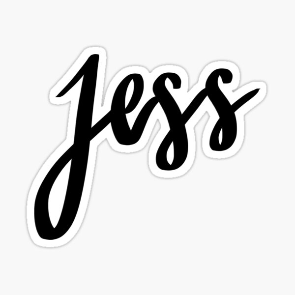 Jess Sticker By Ellietography Redbubble