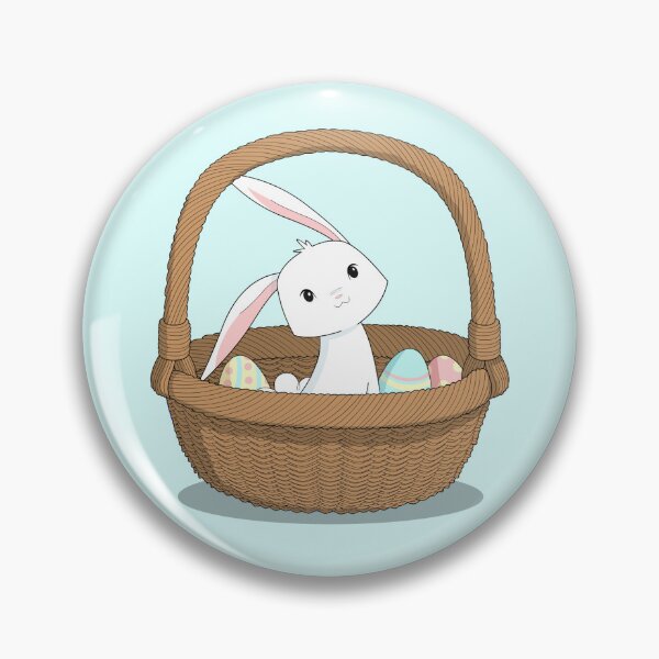 Item preview, Easter Bunny in a basket designed and sold by PaperRain.