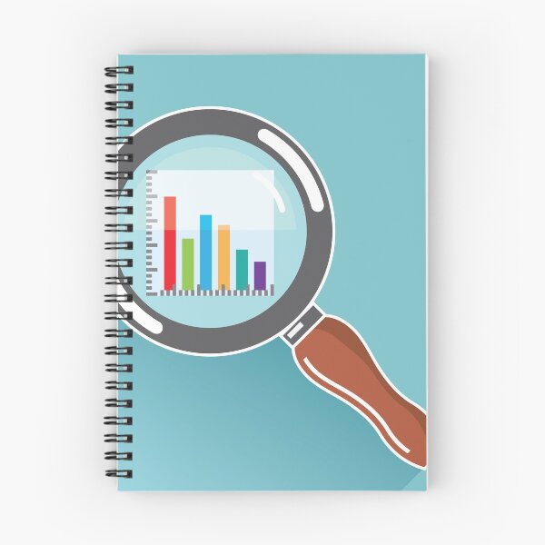 Item preview, Magnifying glass bar graph designed and sold by vectorworks51.