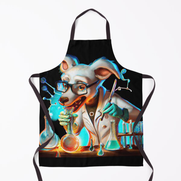 Item preview, Synthwave Scientist Pup A Futuristic Adventure D designed and sold by Cosmic-graphics.