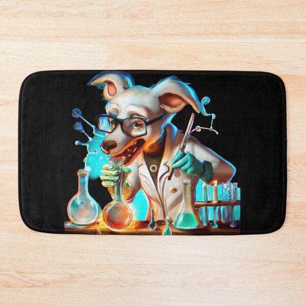Item preview, Synthwave Scientist Pup A Futuristic Adventure D designed and sold by Cosmic-graphics.