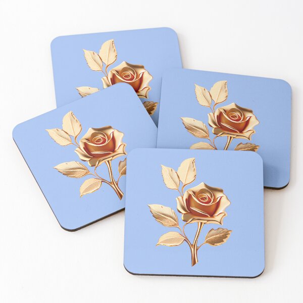 Item preview, A Vibrant Rose Made of Gold designed and sold by Voyshop.