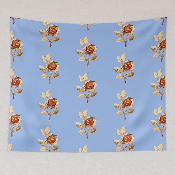 Aperçu de l'œuvre Une rose vibrante en or créée et vendue par Voyshop.