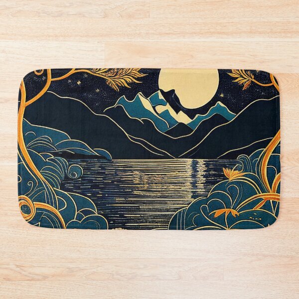 Item preview, Lake Como in a Vintage Frame with Snow-Capped Mountains in the Background designed and sold by SamJanner.