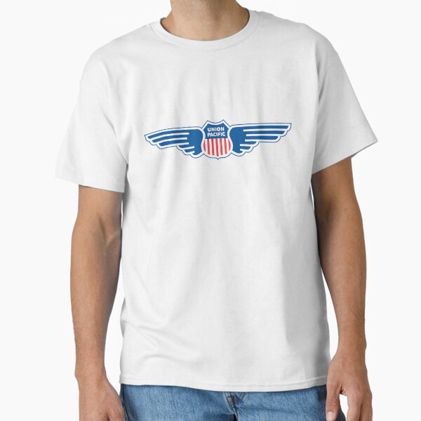 T-shirt Vintage Rétro Des Années 80 Union Pacific Railroad - Jaune - Taille L