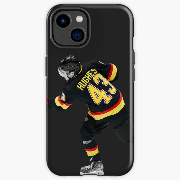 Download Back Portrait Of Quinn Hughes With Name And Jersey Number
