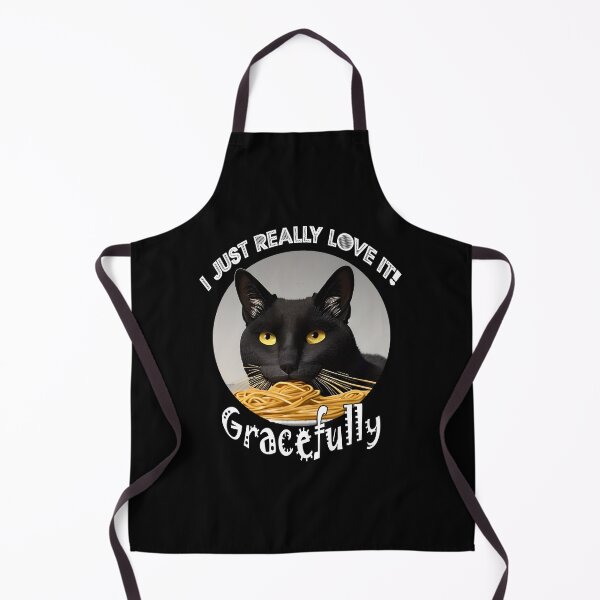 Item preview, Cute Cat Eating Spaghetti, Gracefully designed and sold by JEK Designer ⭐⭐⭐⭐⭐ (5.0).