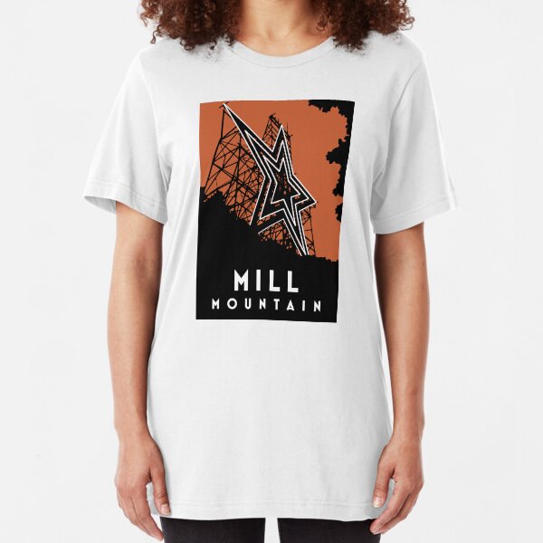 Mill Mountain - Roanoke, Virginia Slim Fit T-Shirt