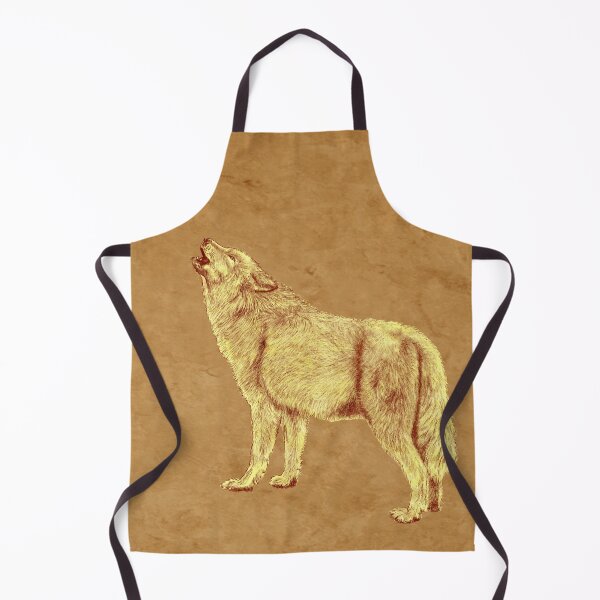 Item preview, Howling wolf - brown marbled version designed and sold by SylvieG18.