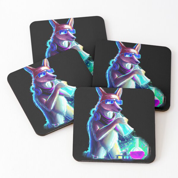Item preview, Colorful Chemicals and a Synthwave Pup D designed and sold by Cosmic-graphics.