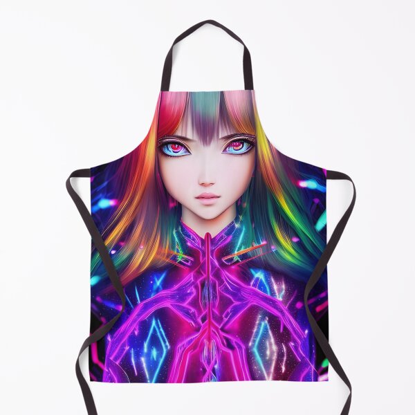Item preview, Hologram Anime Girl - Rainbow Colors designed and sold by Dalive.