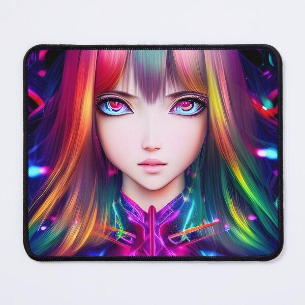 Item preview, Hologram Anime Girl - Rainbow Colors designed and sold by Dalive.