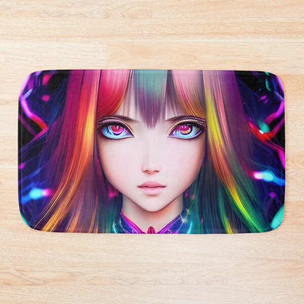 Item preview, Hologram Anime Girl - Rainbow Colors designed and sold by Dalive.
