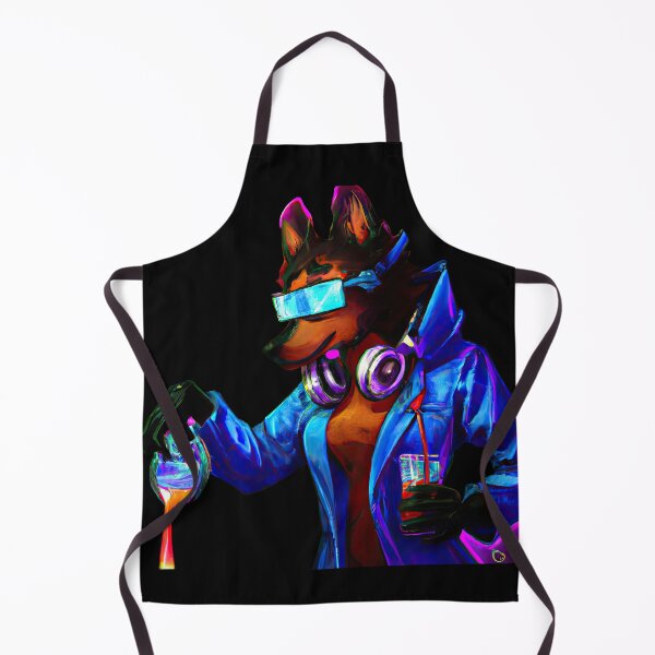 Item preview, Lab Pup A cool Scientific Synthwave Dream D designed and sold by Cosmic-graphics.