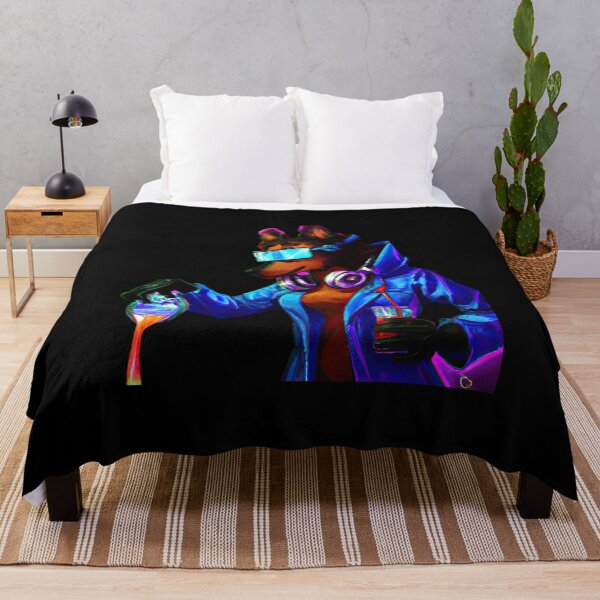 Item preview, Lab Pup A cool Scientific Synthwave Dream D designed and sold by Cosmic-graphics.