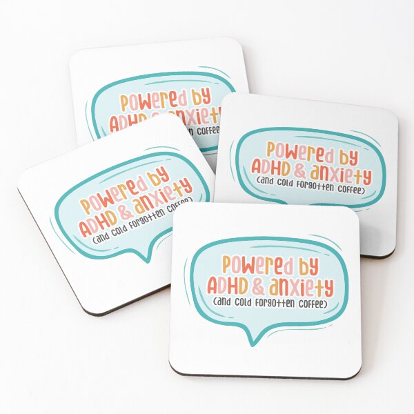 Item preview, Powered by ADHD & Anxiety designed and sold by LilybugDesign.