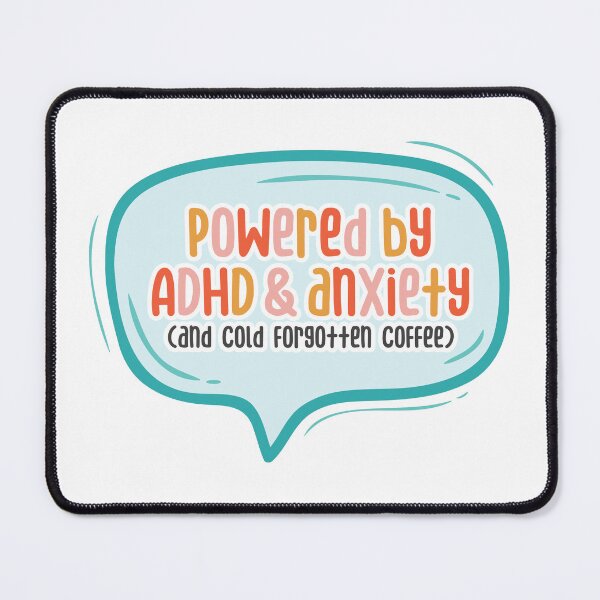 Item preview, Powered by ADHD & Anxiety designed and sold by LilybugDesign.