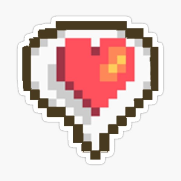 "Pixel Art Heart Bubble | Stardew Valley | Heart Bubble | Video Game
