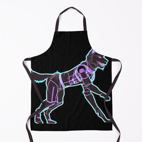 Item preview, A Neon doggo Adventure in a Technicolor World D designed and sold by Cosmic-graphics.