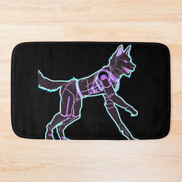 Item preview, A Neon doggo Adventure in a Technicolor World D designed and sold by Cosmic-graphics.