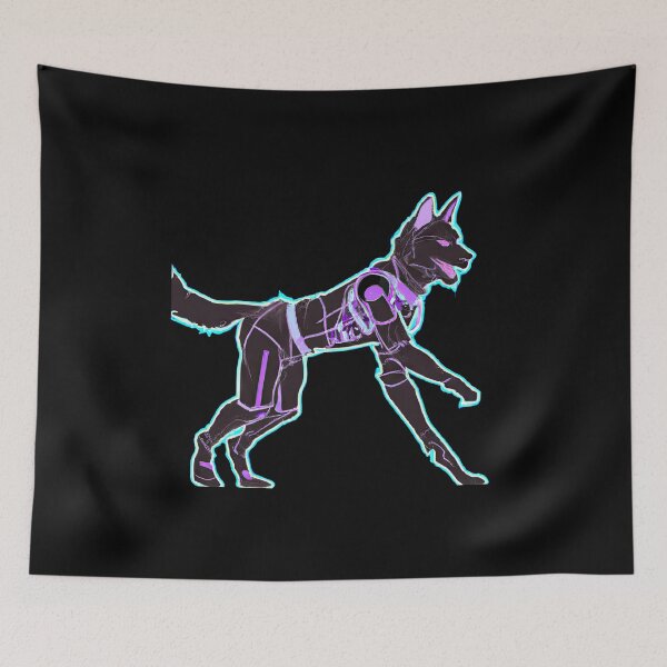 Item preview, A Neon doggo Adventure in a Technicolor World D designed and sold by Cosmic-graphics.