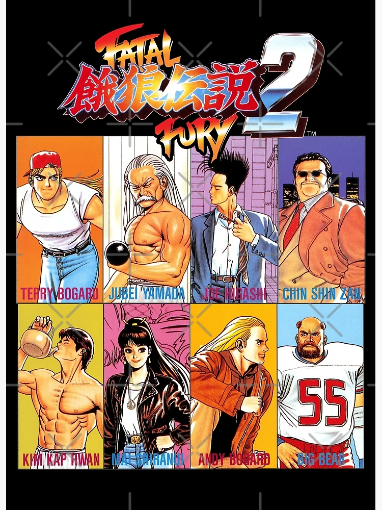 SNK's Fatal Fury 2 Artwork Poster for Sale by luscastore | Redbubble